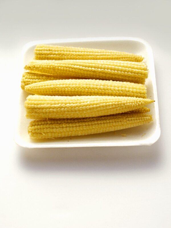 BABY CORN IN TRAY 100G