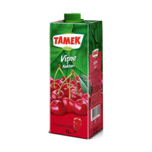 Tamek Sour Cherry Nectar Visne Suyu, 1L - 33.8 FL Oz