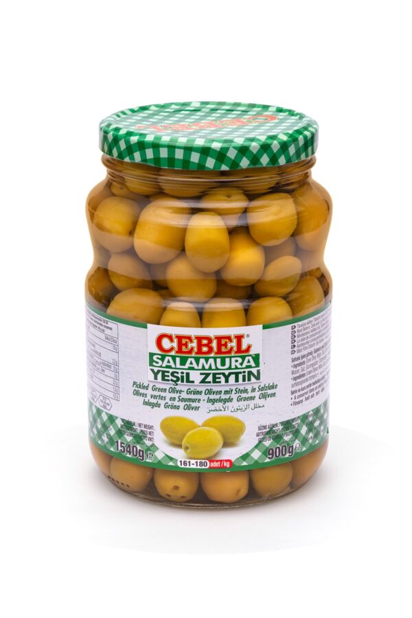 Cebel Yeşil Zeytin Salamura 900g