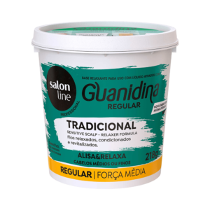 Creme Relaxante Guanidina Salon Line Regular Médio 218g