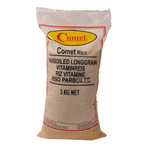Comet rice longrain rice parboiled 5kg
