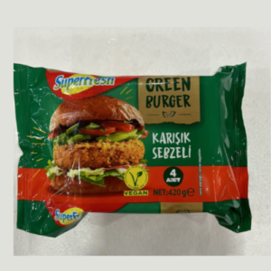 Superfresh Green Burger Karisik Sebzeli 420g
