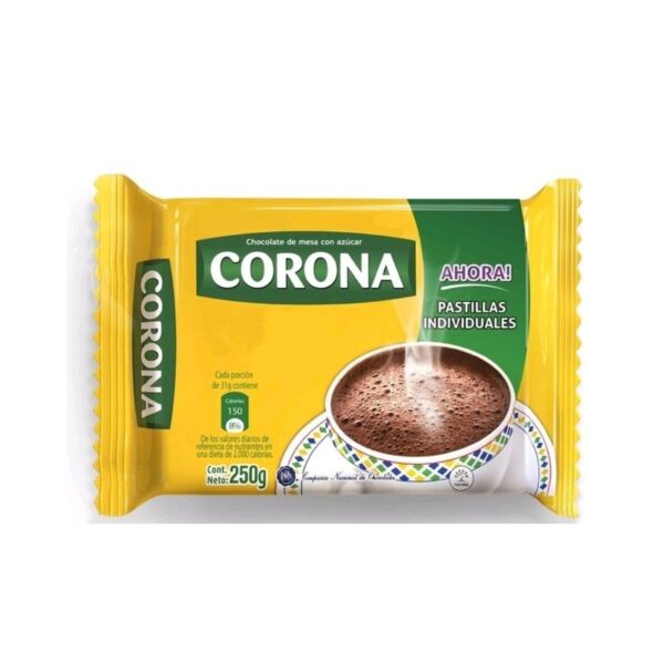 Traditional Corona Table Chocolate x 250 Gr