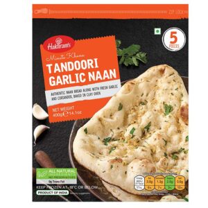 Haldiram's Ready to Eat - Fresh Tandoori Garlic Naan 400 G
