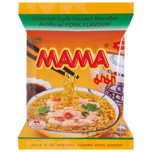 MAMA Oriental Style Instant Ramen Noodles, Artificial Pork Flavor, 2.11 Ounce each