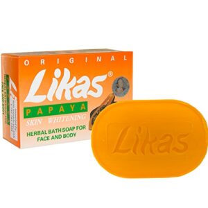 Original Likas Papaya Skin Whitening Herbal Soap 135g