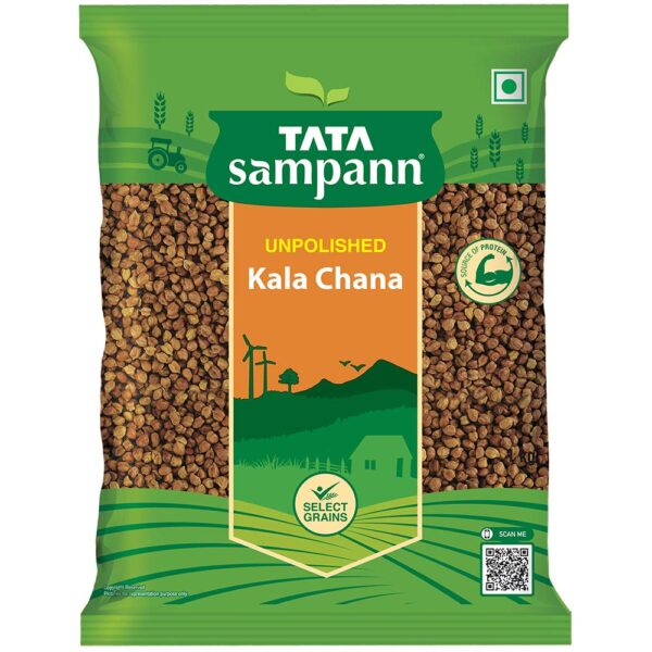 Tata Sampann Unpolished Kala Chana, 1kg