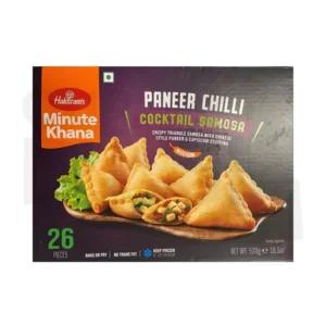 HALDIRAMS MINUTE KHANA CHEESE CORN COCKTAIL SAMOSA 26PCS