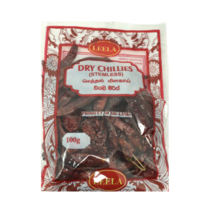 LEELA DRY CHILLIES 100G