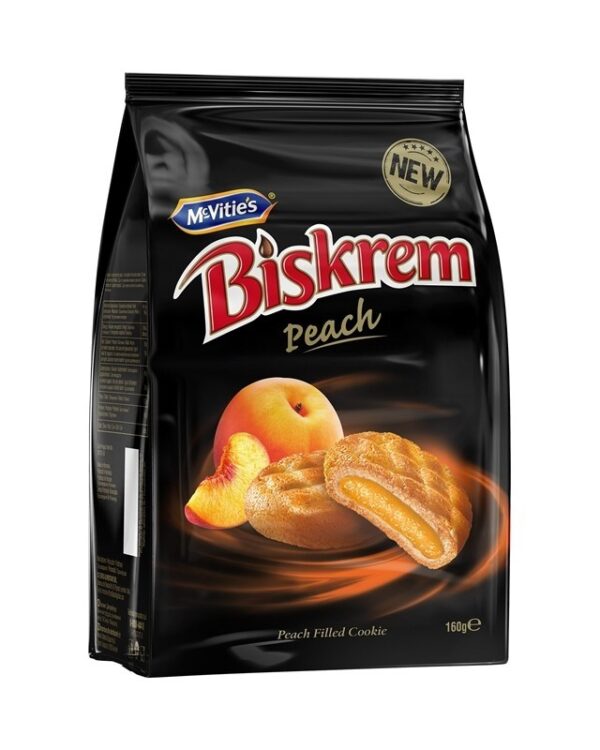 Ulker Biskrem Peach/Şeftalili 160g