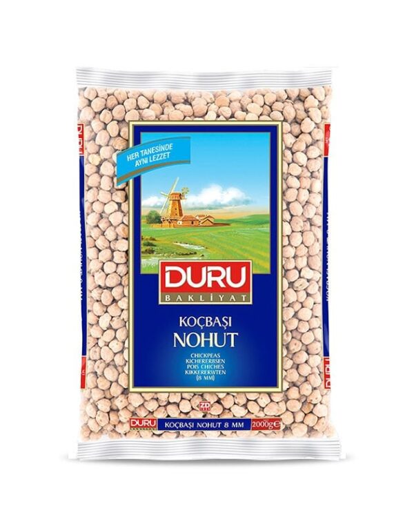 Duru Yerli Koçbaşı Nohut (8 mm) 1 kg 
 | Duru Domestic Ram Head Chickpea (8 mm) 1 kg