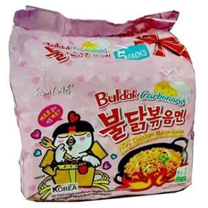 Samyang Buldak Carbonara Hot chicken Ramen 5-pack 140g