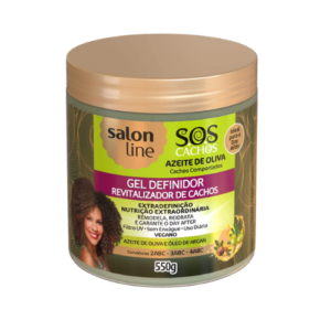 Salon Line - Linha Tratamento (SOS Cachos) - Gel Definidor Azeite de Oliva 550 G