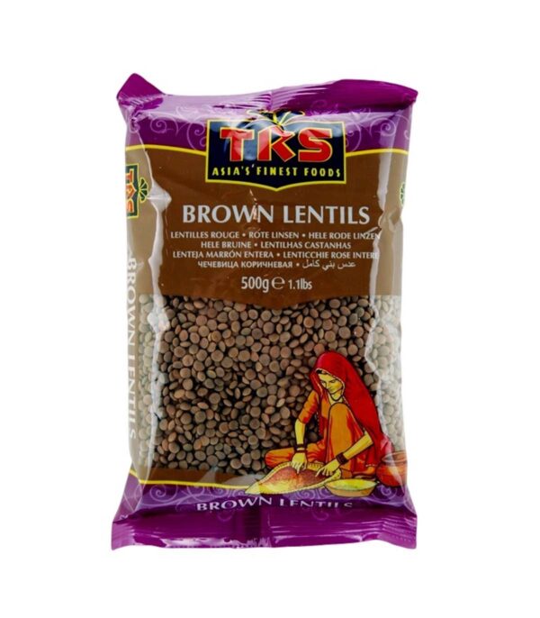 TRS Whole Brown Lentils (Malika/Masoor) - 500g