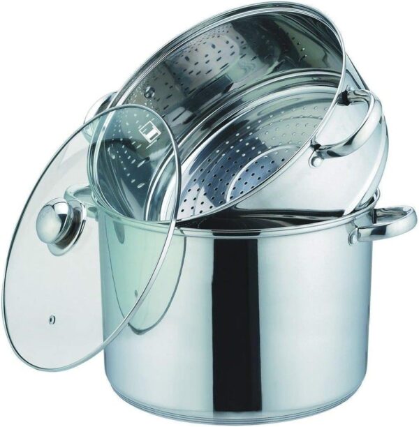 Kamberg 0008070 – Couscoustopf/Dampfgarer/Kochtopf (3‑in‑1)