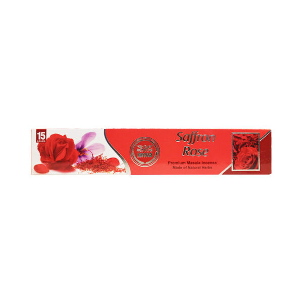 Heera Incense Saffron Rose - 15 Sticks