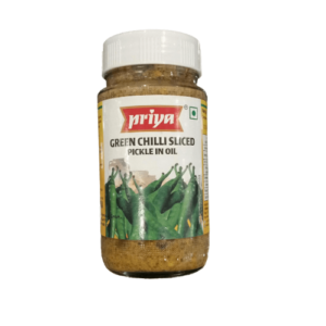 Priya Green Chilli Sliced Pickle In Oil 300g
