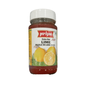 Priya Extra Hot Lime Pickle in Lime Juice, 300g