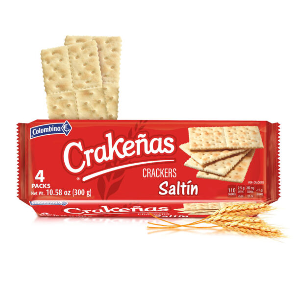 Colombina Crakeñas (Crakenas) Saltin-flavored Crackers Family Pack