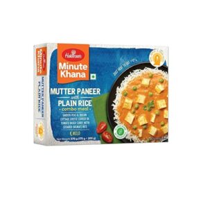 Haldiram's Mutter Paneer with Plain Rice 375 g