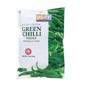 Ashoka Green Chilli Whole (without Stem) - 310g