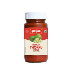 Priya Mango Thokku Pickle without Garlic, 300g