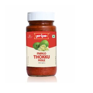 Priya Mango Thokku Pickle with Garlic, 300g