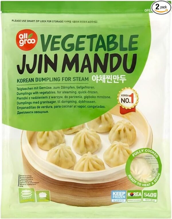 Allgroo Vegetable Jjin Mandu 540g