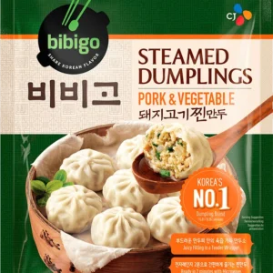 Bibigo Steamed Dumplings Pork & Vegetable 560gm