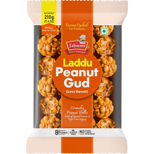 Jabsons Peanut Laddu Chikki 210g