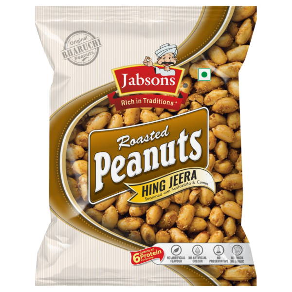 Jabsons Hing Jeera Roasted Peanuts 140gm