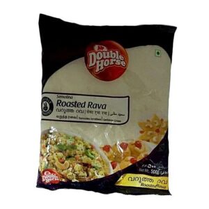 Double Horse Roasted Rava, 1kg Pouch