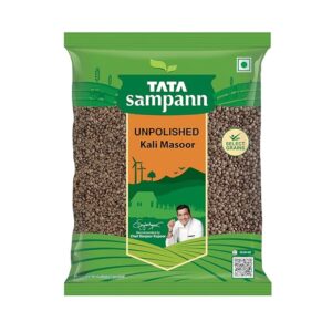 Tata Sampann Unpolished Kali Masoor Dal, 1 kg