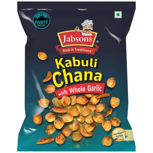 Jabsons Namkeen Kabuli Chana With Whole Garlic-150gm