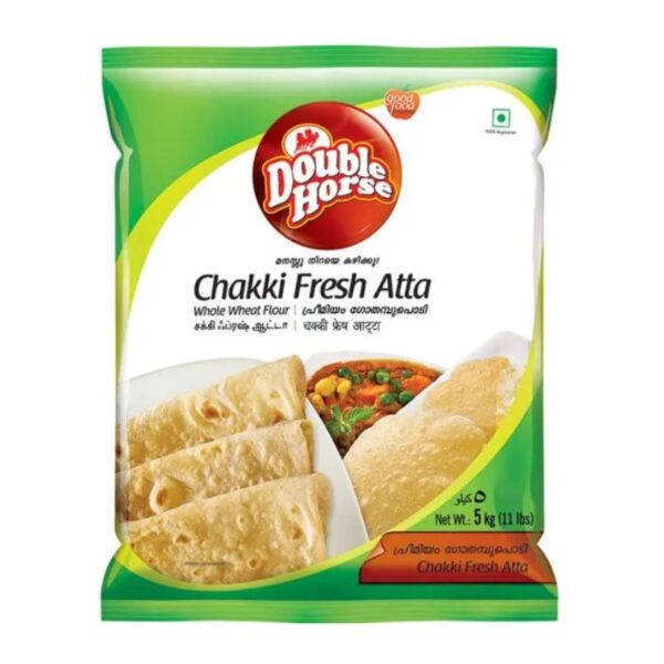 Double horse chakki fresh atta 5kg