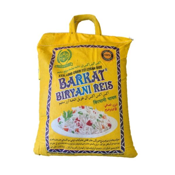 Riz Barkat Biryani - Jaune - 5kg