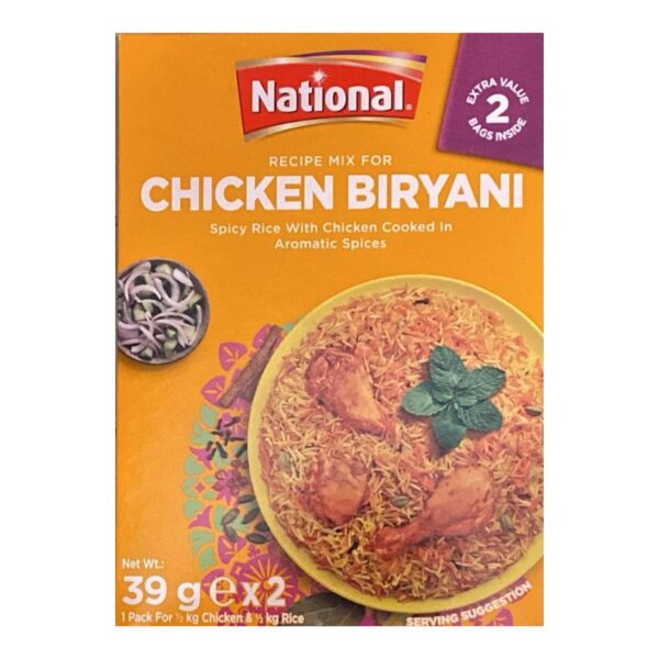 National Chicken Biryani 78g (2Bags)