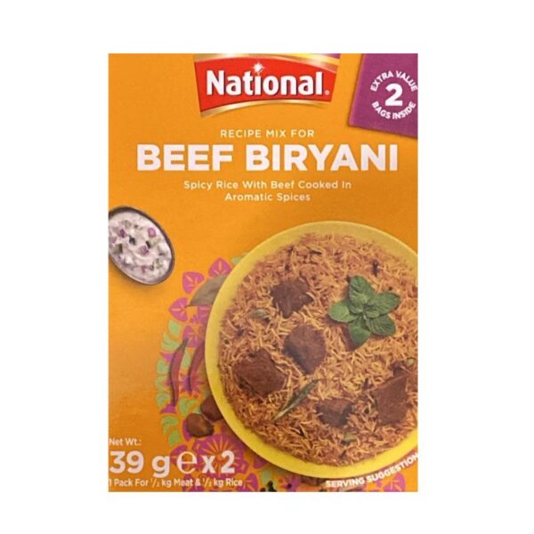 National Beef Biryani 78g (2Bags)