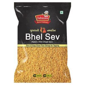 Jabsons Gujarati Namkeen Bhel Sev | Light & Crispy Chaat Snack | 200g