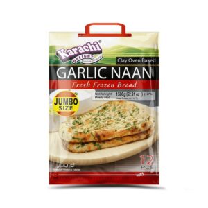 Karachi Delight Garlic Naan 12pcs