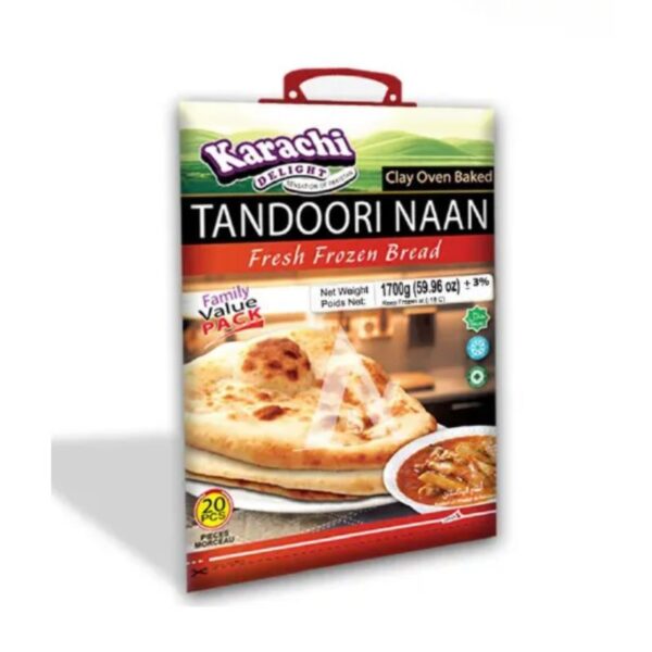 Karachi Delight Tandoori Naan 20pcs
